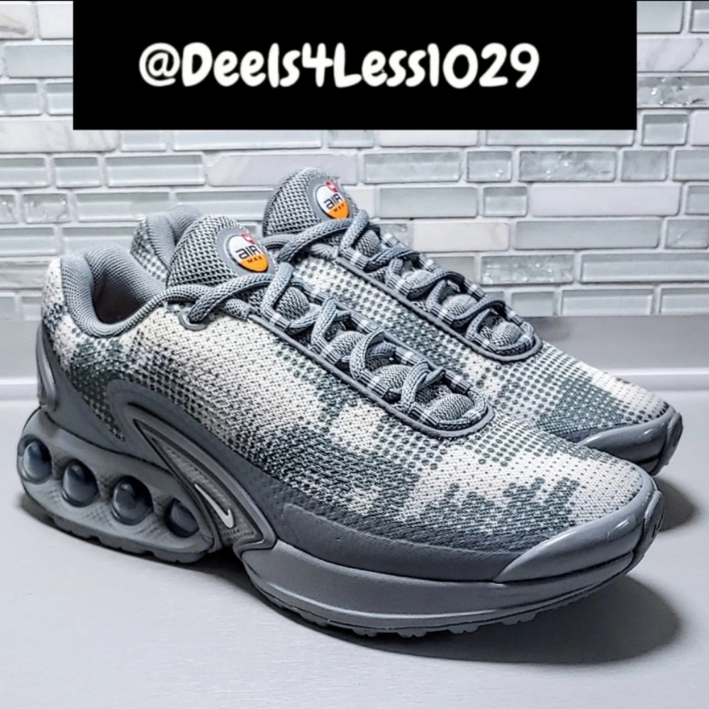 Nike Air Max DN Grey Camo Mens Cool Grey Silver White - Picture 3 of 6